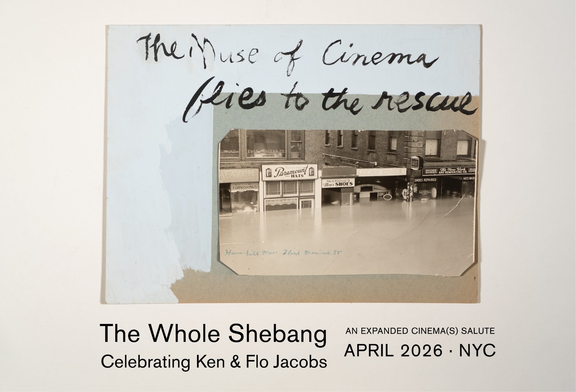 The Whole Shebang – Intertitle card made for The Sky Socialist (1964–1968) by Flo Jacobs